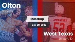 Matchup: Olton  vs. West Texas  2020