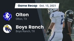 Recap: Olton  vs. Boys Ranch  2021