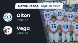 Recap: Olton  vs. Vega  2022