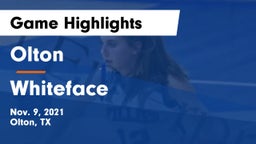 Olton  vs Whiteface  Game Highlights - Nov. 9, 2021