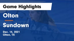 Olton  vs Sundown  Game Highlights - Dec. 14, 2021