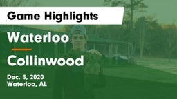 Waterloo  vs Collinwood  Game Highlights - Dec. 5, 2020