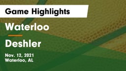 Waterloo  vs Deshler  Game Highlights - Nov. 12, 2021
