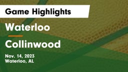 Waterloo  vs Collinwood  Game Highlights - Nov. 14, 2023