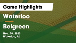 Waterloo  vs Belgreen  Game Highlights - Nov. 20, 2023