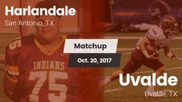 Matchup: Harlandale High vs. Uvalde  2017