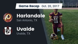 Recap: Harlandale  vs. Uvalde  2017