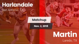 Matchup: Harlandale High vs. Martin  2018