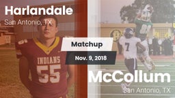 Matchup: Harlandale High vs. McCollum  2018