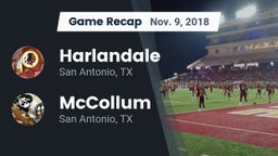Recap: Harlandale  vs. McCollum  2018
