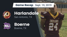 Recap: Harlandale  vs. Boerne  2019