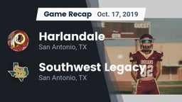 Recap: Harlandale  vs. Southwest Legacy  2019