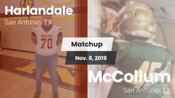 Matchup: Harlandale High vs. McCollum  2019