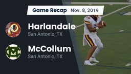 Recap: Harlandale  vs. McCollum  2019