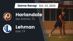 Recap: Harlandale  vs. Lehman  2020