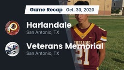 Recap: Harlandale  vs. Veterans Memorial 2020
