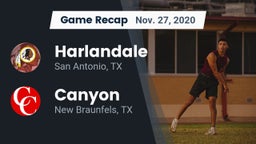 Recap: Harlandale  vs. Canyon  2020