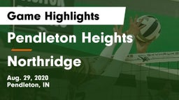 Pendleton Heights  vs Northridge  Game Highlights - Aug. 29, 2020