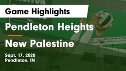 Pendleton Heights  vs New Palestine  Game Highlights - Sept. 17, 2020