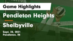 Pendleton Heights  vs Shelbyville  Game Highlights - Sept. 28, 2021