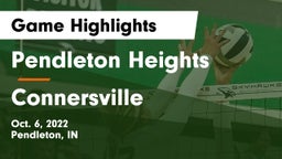 Pendleton Heights  vs Connersville  Game Highlights - Oct. 6, 2022