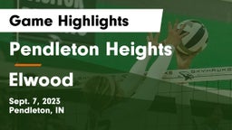 Pendleton Heights  vs Elwood  Game Highlights - Sept. 7, 2023