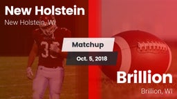 Matchup: New Holstein High vs. Brillion  2018