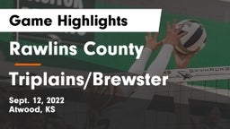 Rawlins County  vs Triplains/Brewster  Game Highlights - Sept. 12, 2022