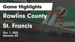Rawlins County  vs St. Francis  Game Highlights - Oct. 1, 2022