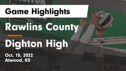 Rawlins County  vs Dighton High  Game Highlights - Oct. 15, 2022