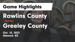 Rawlins County  vs Greeley County  Game Highlights - Oct. 15, 2022