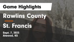 Rawlins County  vs St. Francis  Game Highlights - Sept. 7, 2023