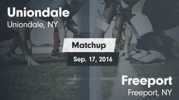 Matchup: Uniondale High vs. Freeport  2016
