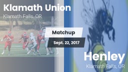 Matchup: Klamath Union High vs. Henley  2017