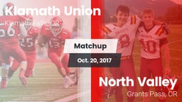 Matchup: Klamath Union High vs. North Valley  2017