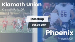 Matchup: Klamath Union High vs. Phoenix  2017