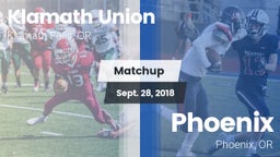 Matchup: Klamath Union High vs. Phoenix  2018