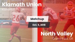 Matchup: Klamath Union High vs. North Valley  2018