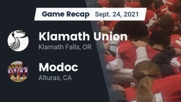 Recap: Klamath Union  vs. Modoc  2021