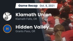 Recap: Klamath Union  vs. Hidden Valley  2021