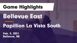 Bellevue East  vs Papillion La Vista South  Game Highlights - Feb. 5, 2021