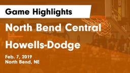 North Bend Central  vs Howells-Dodge  Game Highlights - Feb. 7, 2019