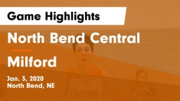 North Bend Central  vs Milford  Game Highlights - Jan. 3, 2020