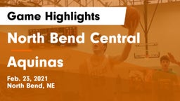 North Bend Central  vs Aquinas  Game Highlights - Feb. 23, 2021