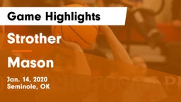 Strother  vs Mason  Game Highlights - Jan. 14, 2020