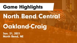 North Bend Central  vs Oakland-Craig  Game Highlights - Jan. 21, 2021