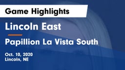 Lincoln East  vs Papillion La Vista South  Game Highlights - Oct. 10, 2020