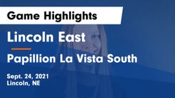 Lincoln East  vs Papillion La Vista South  Game Highlights - Sept. 24, 2021