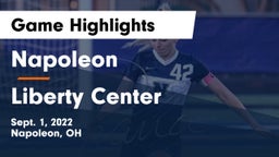 Napoleon vs Liberty Center  Game Highlights - Sept. 1, 2022