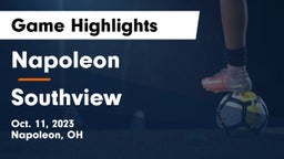 Napoleon vs Southview  Game Highlights - Oct. 11, 2023